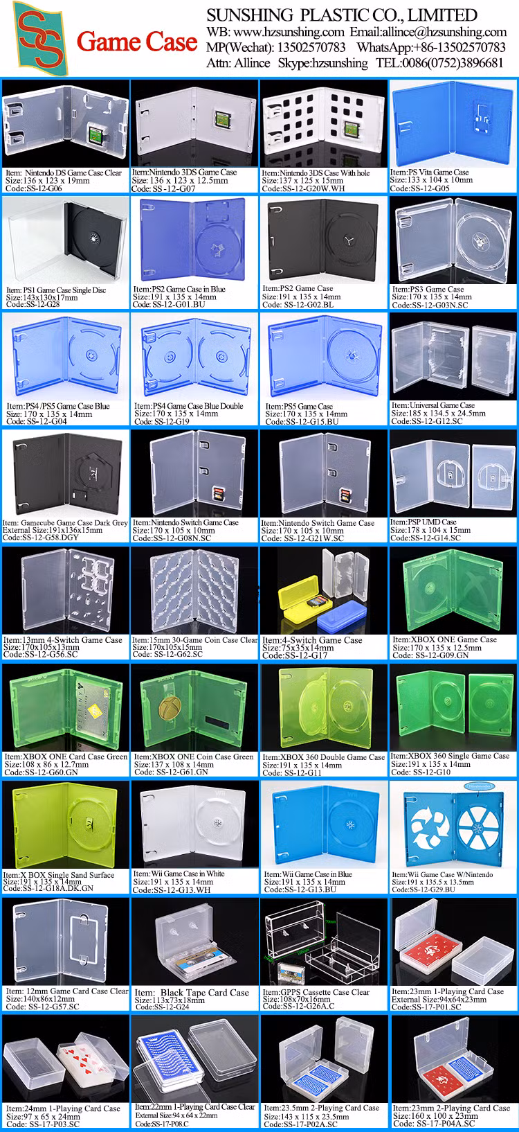 for Playstation 5 Translucent Blue Video Game PS5 Replacement Shell Storage Case