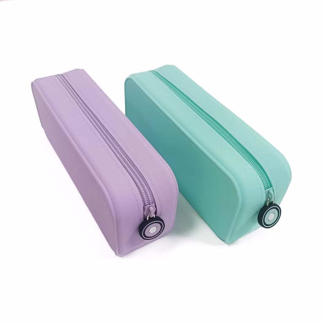 China Manufacturer Wholesale School Stationery Candy Color Kids Bag Clear Pencil Case