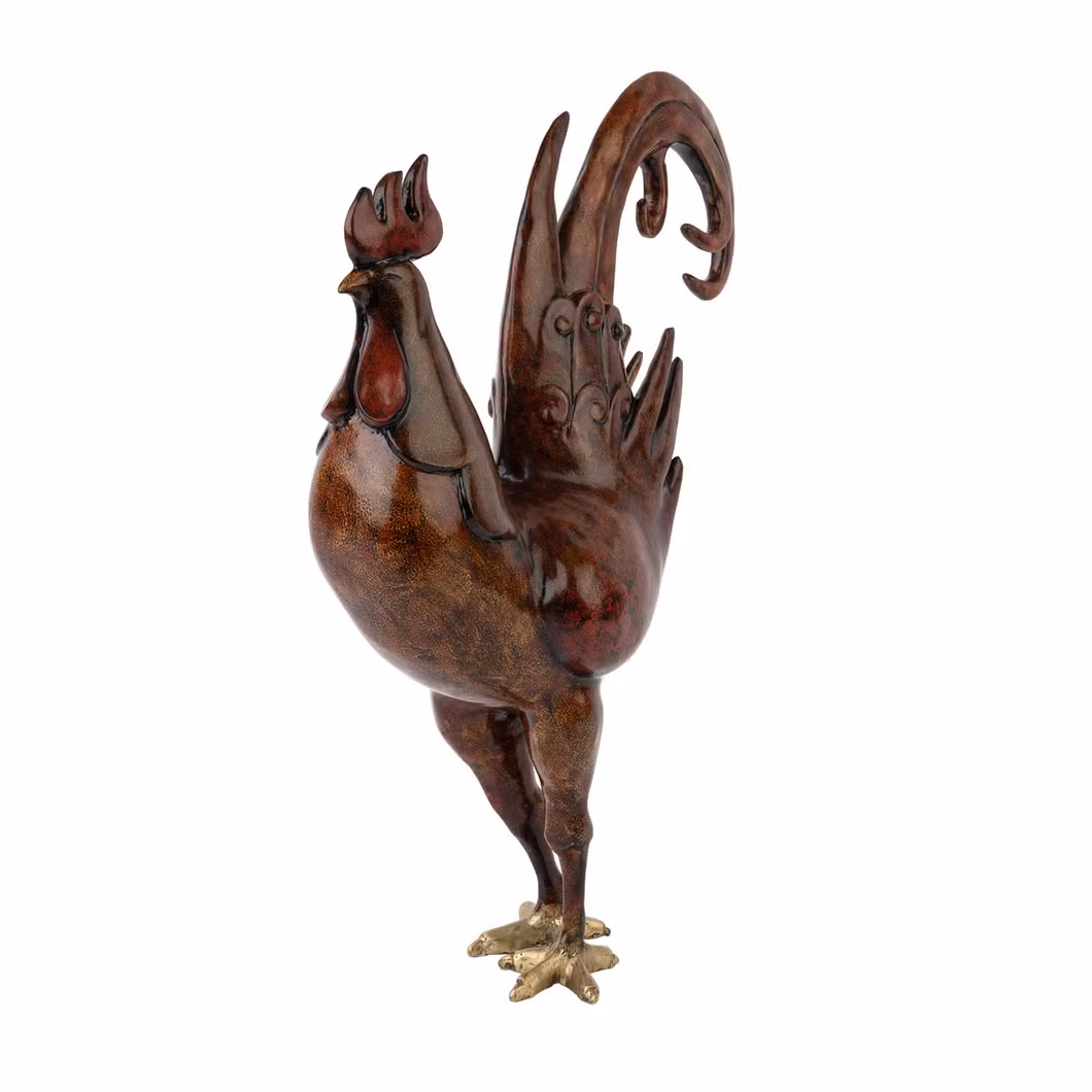 Bronze New Color Animal Sculptures Metal Creative Handicraft