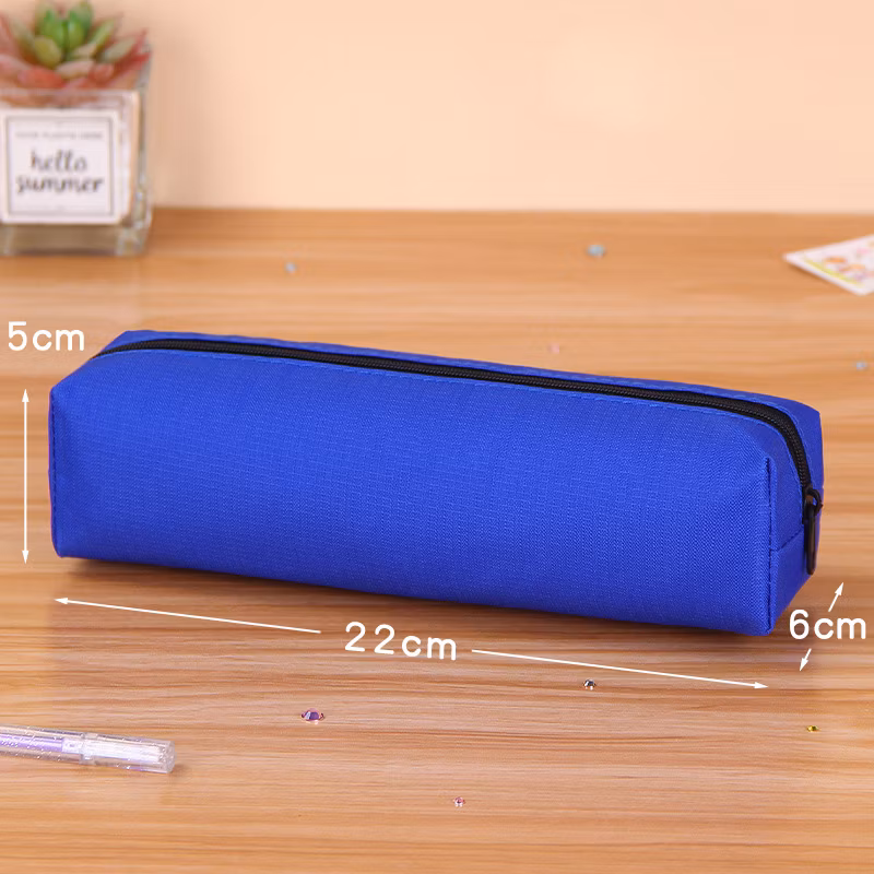 Stylish and Minimalist Pen Bag, Small and Niche Stationery Box with Logo Printable, Solid Color Stationery Bag, Compact and Portable Pencil Case