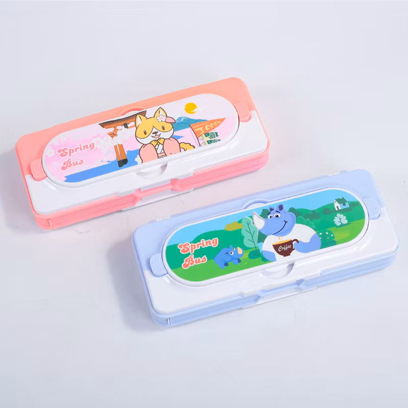 Cartoon Low Price Popluar Stationery Cute Pattern Creative with Abacus Pencil Case