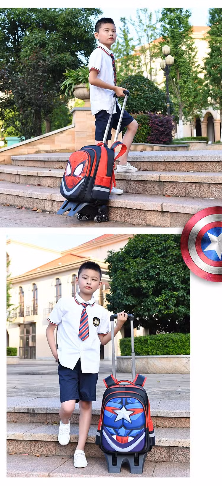 Kawaii Children Kindergarten Student Girls Kids Bookbags Schoolbags Book Cartoon Spiderman School Bags Backpack