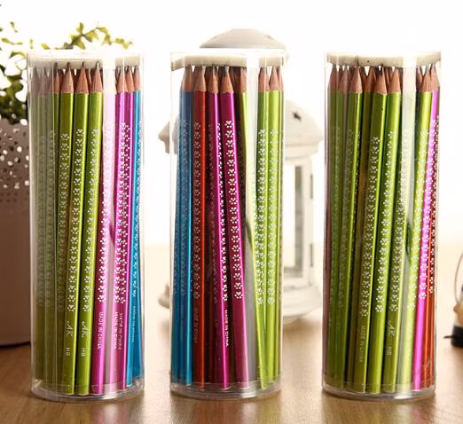 Eco-Friendly 3PCS Stationery Set with Ruler Pencil Case Wood Pencil