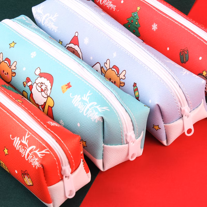 High Quality Large Capacity Christmas Pencil Case Stationery Pouch Personalized Pencil Case