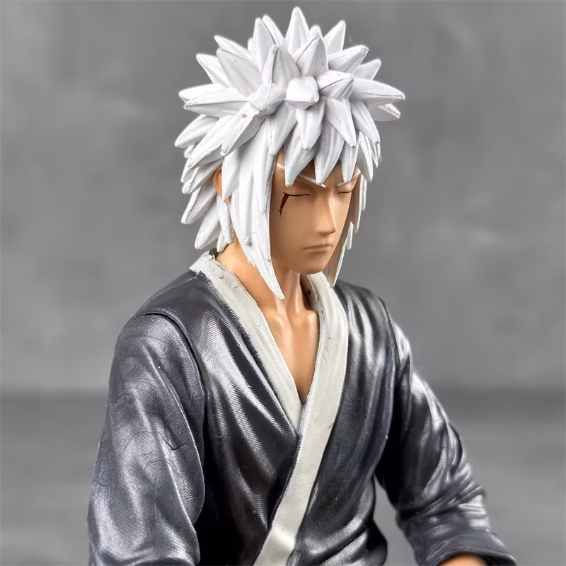 Naruto Gk White Hair Youth Jiraiya Meditation Jiraiya Animation Model Desktop Decoration Wholesale Cartoon-Character