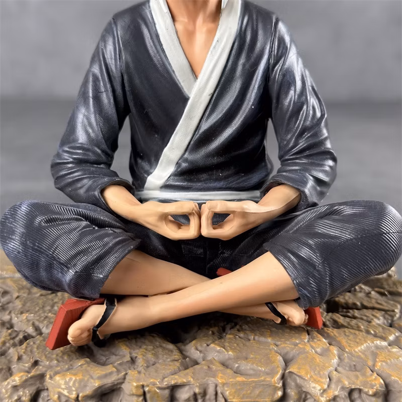 Naruto Gk White Hair Youth Jiraiya Meditation Jiraiya Animation Model Desktop Decoration Wholesale Cartoon-Character