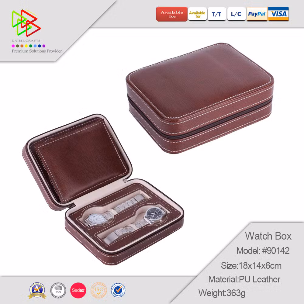 Special Design Watches Use 4-Slot Divided Watch Cases with Zipper