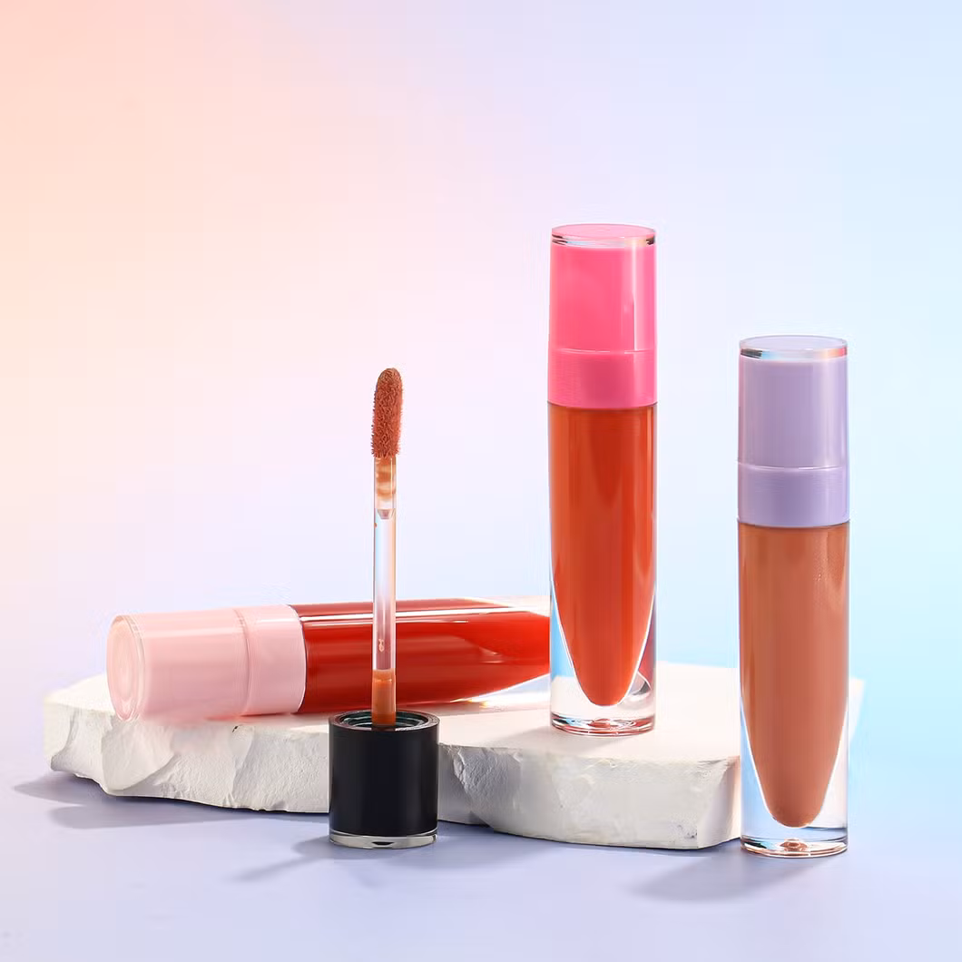 Matte Lip Gloss Cosmetics Private Label with Matte Finish Free Samples Bulk