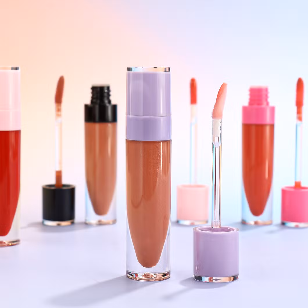 Matte Lip Gloss Cosmetics Private Label with Matte Finish Free Samples Bulk