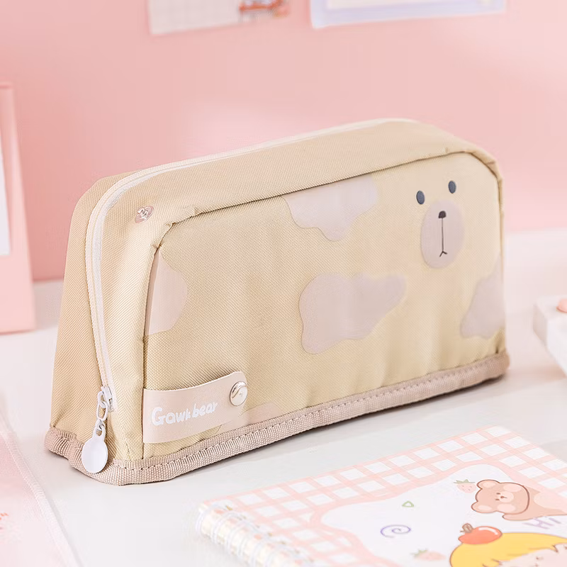 Factory Price Large Capacity Pen Case Cute Pen Bag Office Stationery Bag Pencil Case