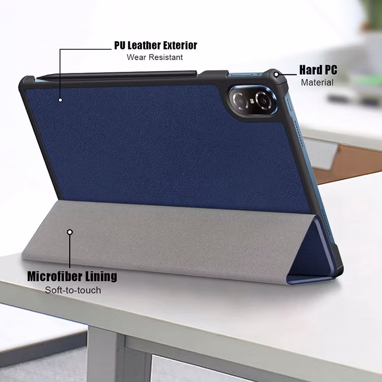 Ultra-Thin Auto Wake/Sleep PU Leather Trifold Tablet Case for Huawei Honor Tablet V7 PRO BRT-W09