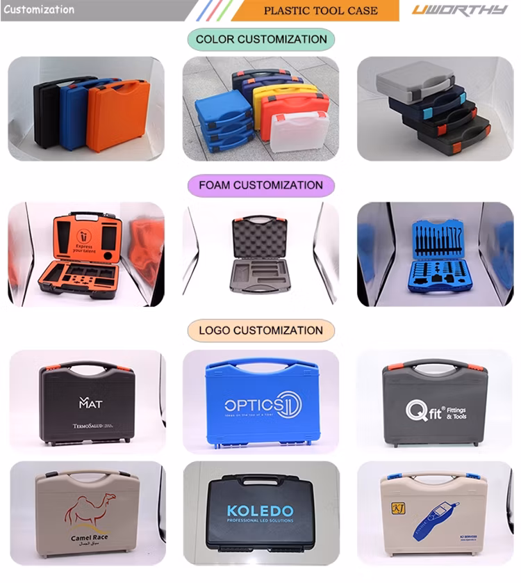 Portable PP Plastic Tool Case Small Packing Case High Quality PP Plastic Case