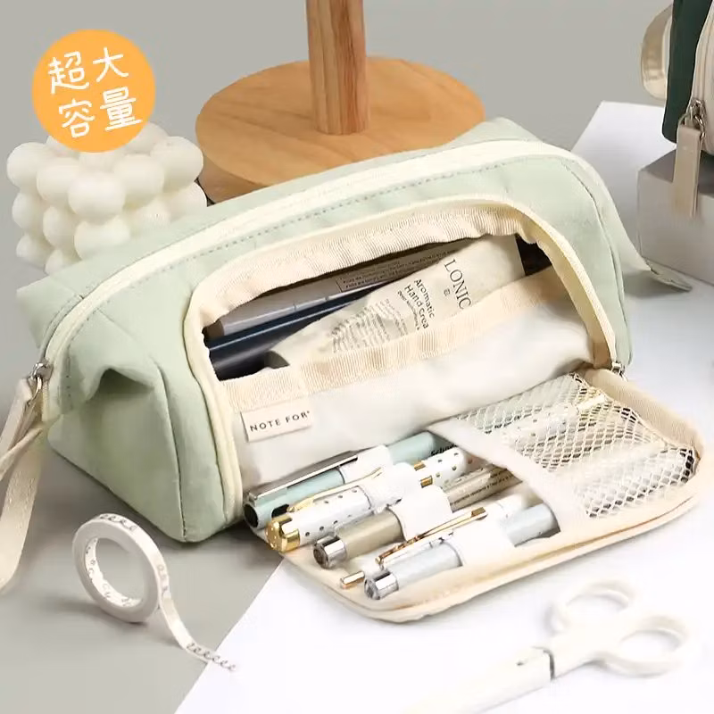 Canvas Office School Pen Bag Pencil Cases