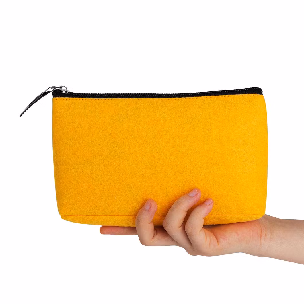 Stylish Zipper Pencil Case for School Supplies with Custom Logo