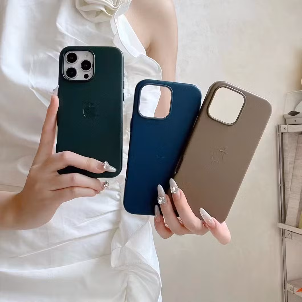 Mobile Phone Magsafe Leather Mobile Case for Phone 16 16PRO 16plus