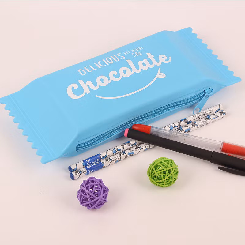 Sh1571 2020 Mini Fashion Silicone Jelly Pencil Case School Student Candy Shape Stationery Bag