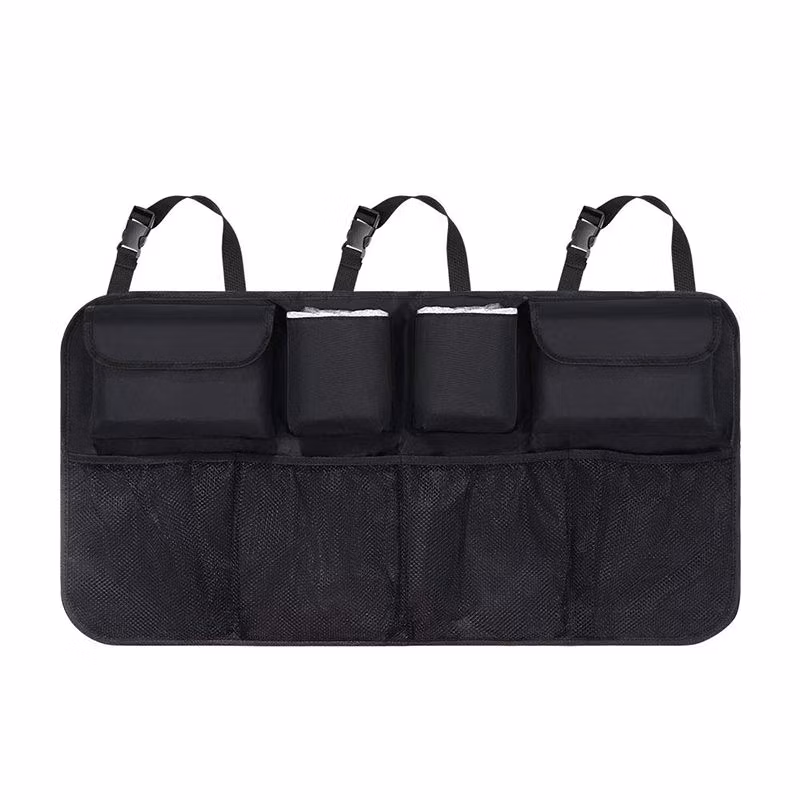 Factory Price Custom Car Storage Bag Durable and Reusable Oxford Fabric Backseat Organizer