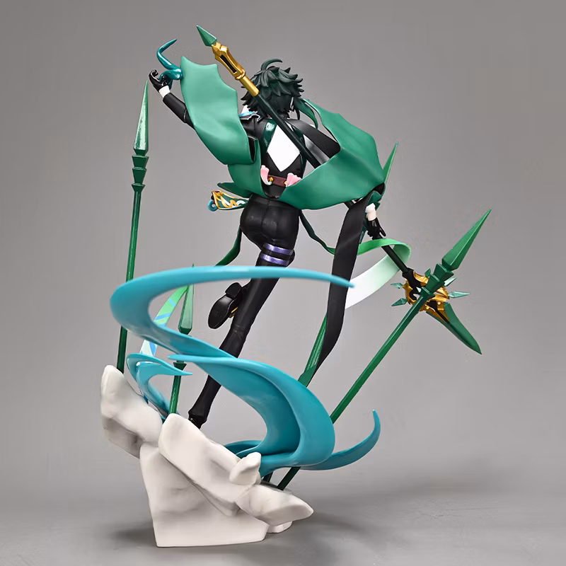Genshin Impact Xiao Night Kite Wind Dharma Protector Night Fork Model Animation Surrounding Cartoon-Character