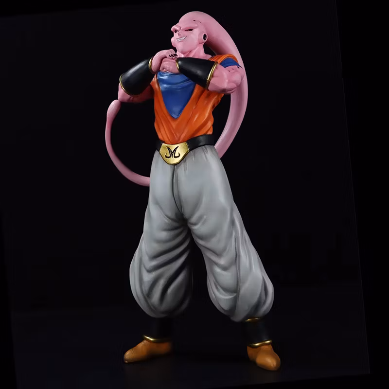 Dragon Ball Z Son Gohan Buu Sharpening Fists and Holding Hands Evil Thin Demon Statue Anime Figure Cartoon-Character