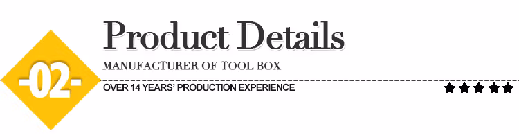 Handle Engineering Tool Packing Case PP Plastic