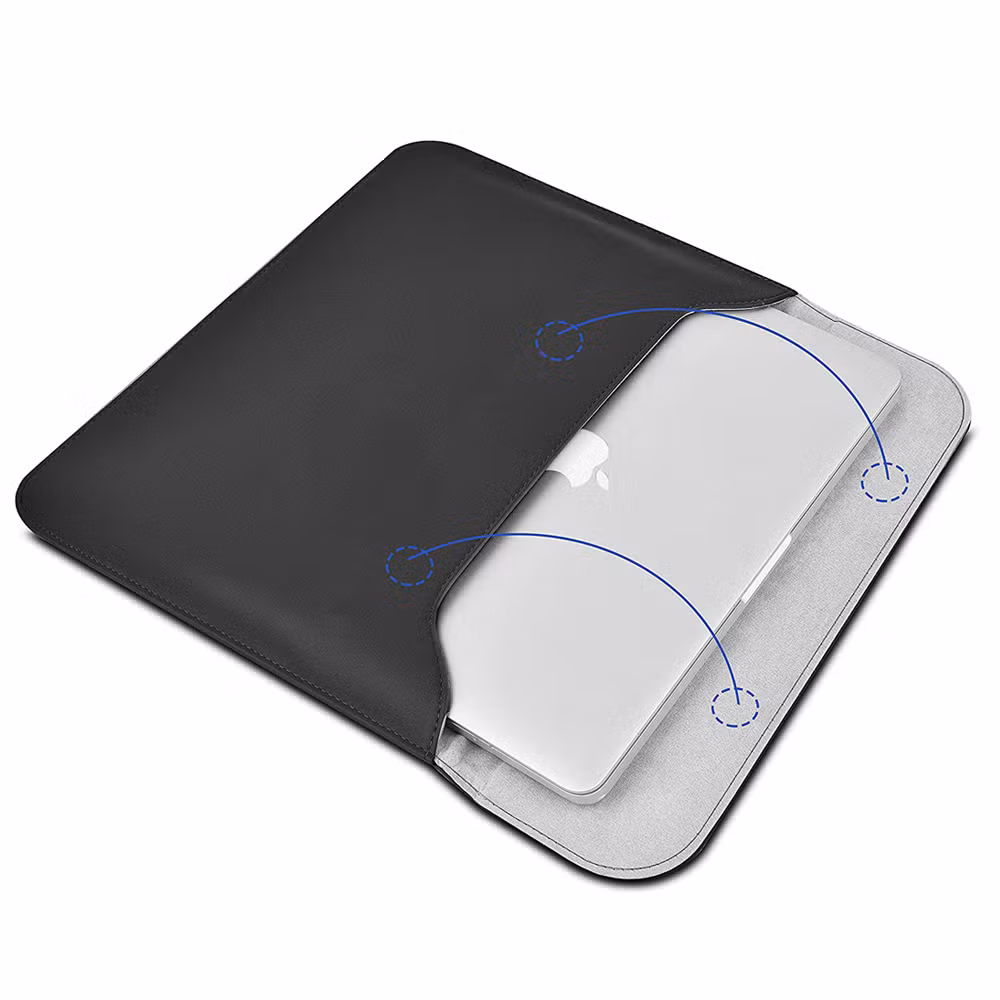 Premium Tablet Cover High Quality Laptop Sleeve Black Leather Tablet Case