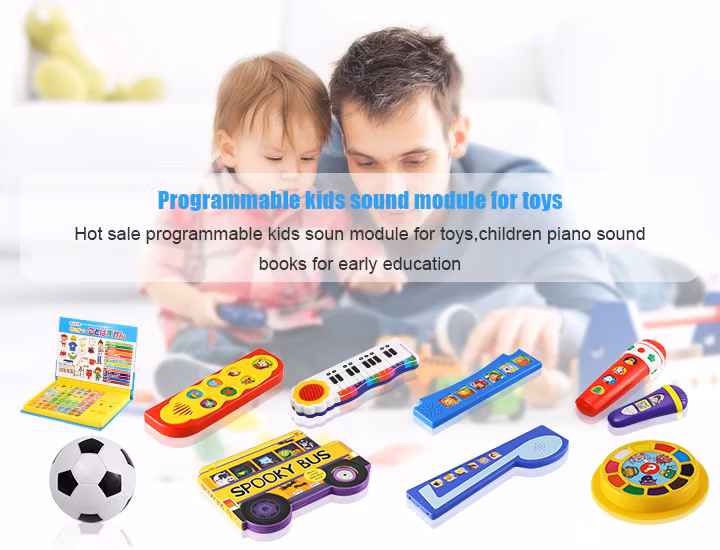Music Children Push Button Sound Book with Remote Control