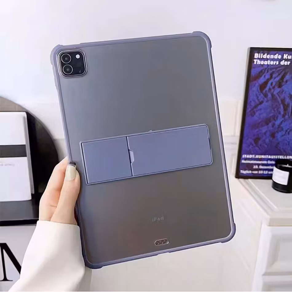 Amazon Hot Selling Transparent Acrylic Back Shell with Tablet Stand Tablet Case for iPad PRO 13 Inch 2024 M4 7th Generation