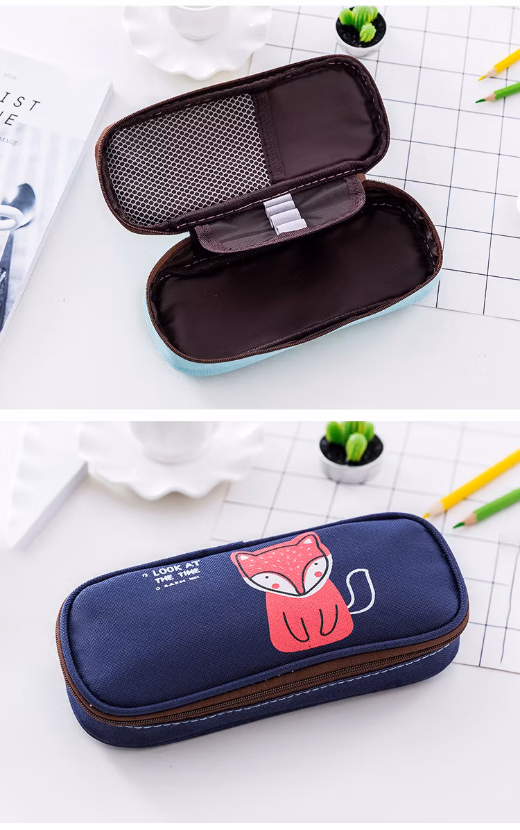 South Korea’ S New Student Stationery, Simple Good Morning Party Pencil Case, Multi-Function Pencil Case, Clamshell Pencil Case, Customized