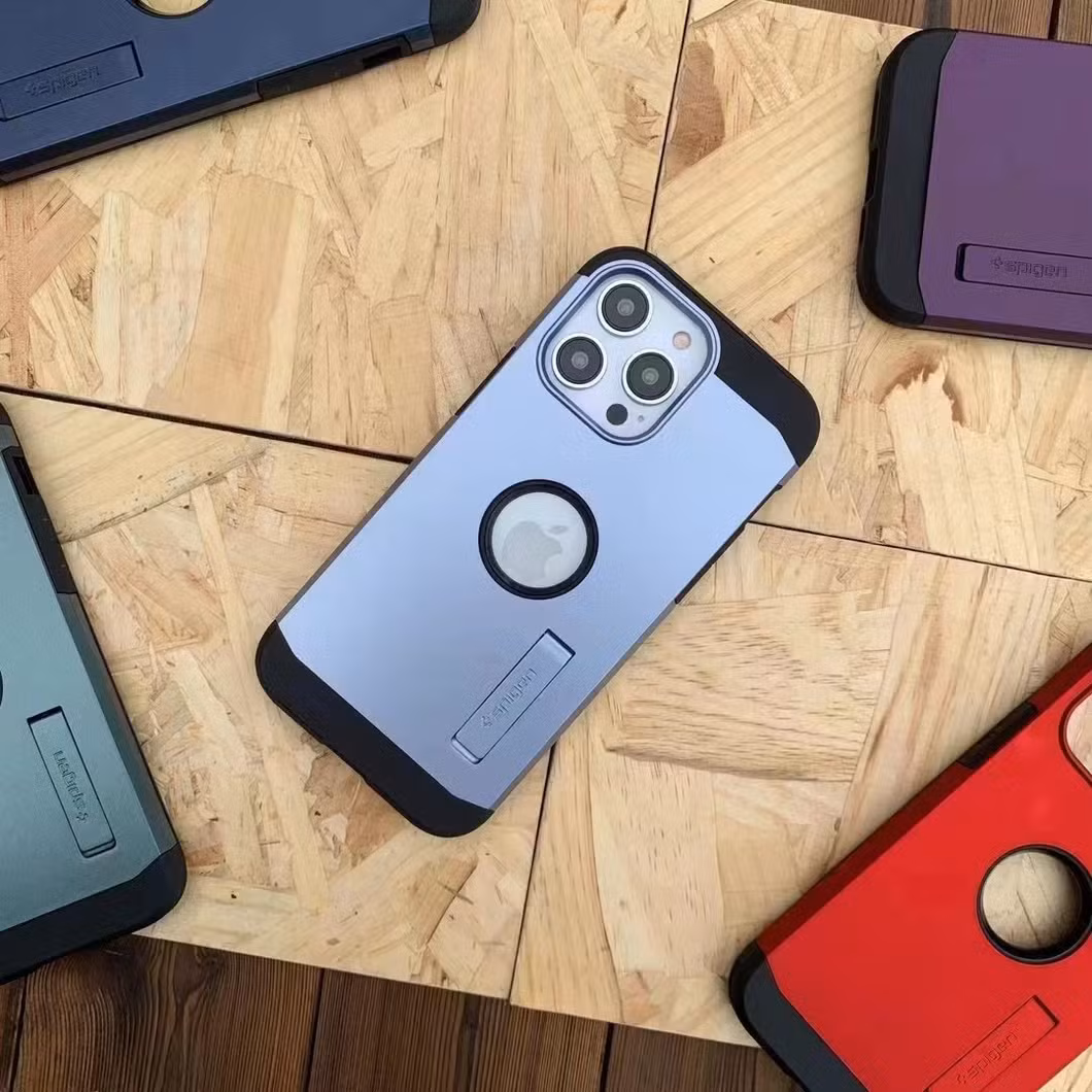 2024 Newest Style Spigen Armor Stand Phone Case for 12-14PRO Max