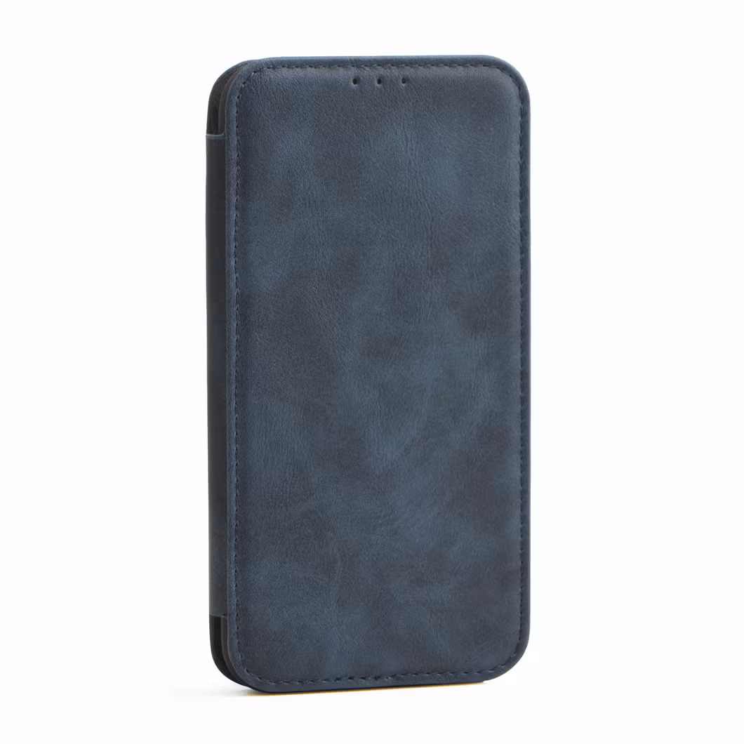 Custom PU TPU Leather Wallet Stand Phone Case for iPhone 13 14 Mobile Flip Cover Mobile Phone Accessories Cover Book Case with Magnetic Closure Card Slots