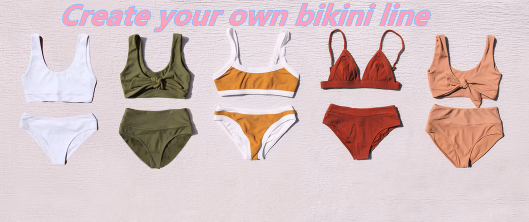 OEM Custom Christmas Bikini Thong Young Girls Transparent Mini