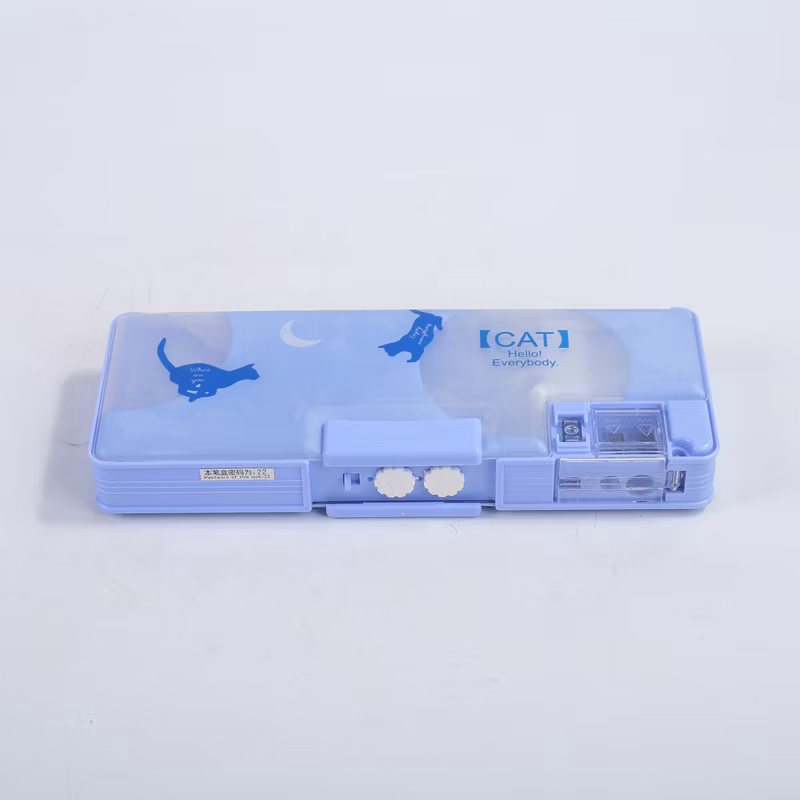 Cat Pattern Cat Person Stationery Creative Colorful Pencil Case