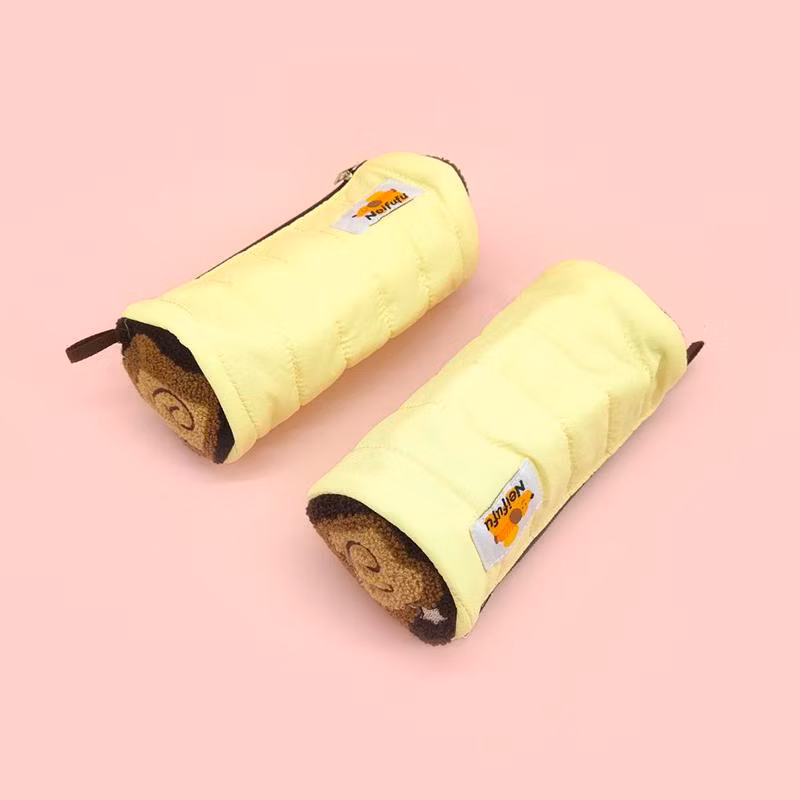 Kawaii Plush Zipper Pencil Case Used for Office Supplies and Stationery Storage