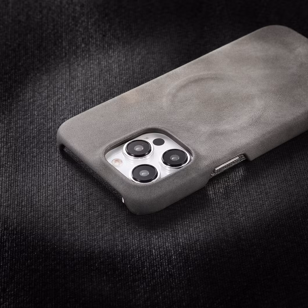 Magnetic for iPhone 16 15 14 PRO Max Leather Mobile Phone Case