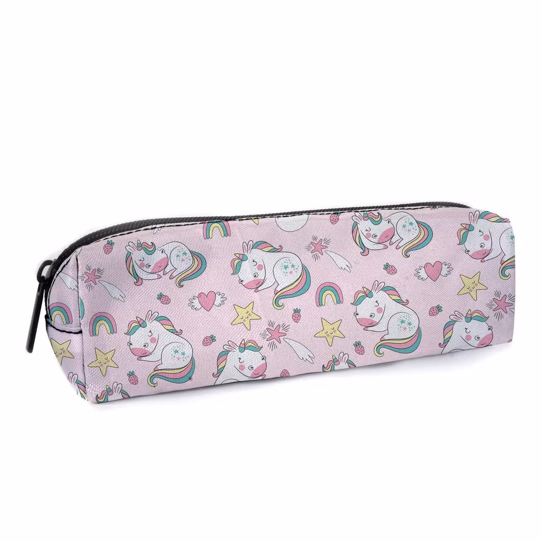 Factory Price Unicorn Cute Anime Kids Pencil Bag Custom Printed Pencil Bags Pouch Pencil Pen Cases for Kids Boys Girls