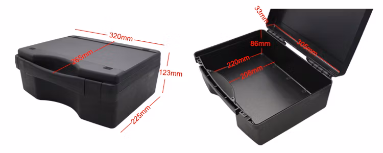 Solid Hardware Storage Plastic Case Tool Box for Instrument OEM Available