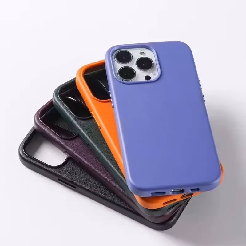 Customized Accpet Mobile Back Cover Magsafe with Pop up Animation Leather Mobile Phone Case for iPhone 12 13 PRO Max Case