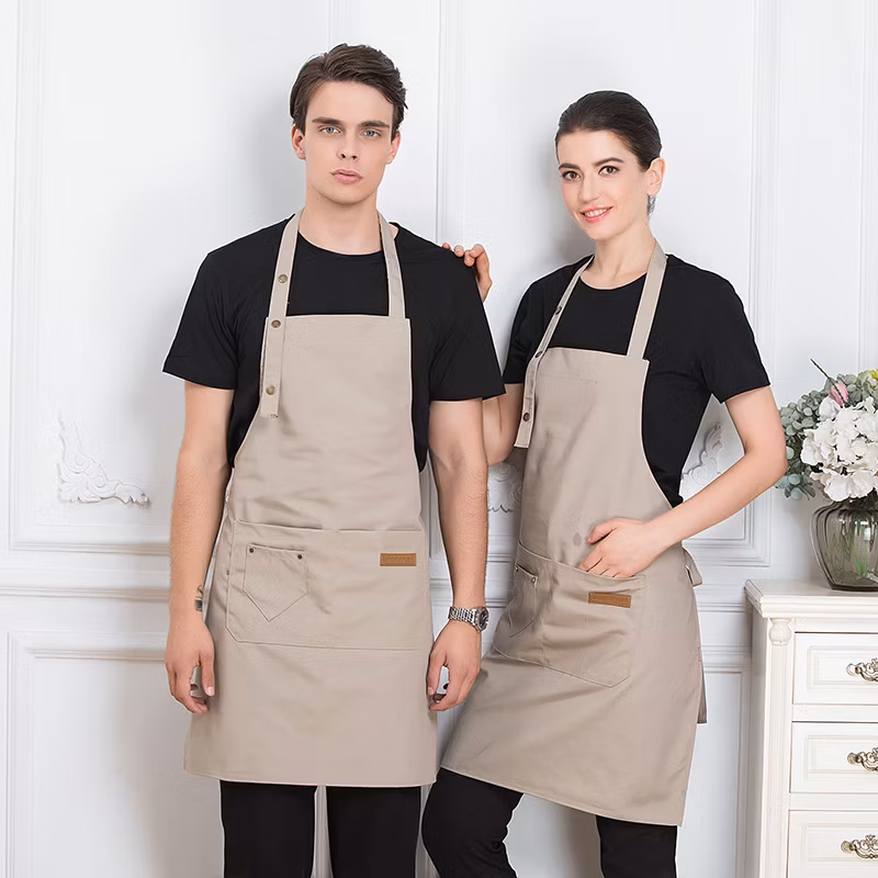 Unisex Family Apron Support Custom Logo Outdoor Picnic Barbecue Dirt Resistant Apron