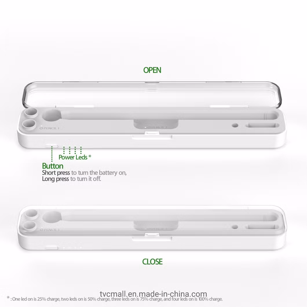 2-in-1 Wireless Charging Box Carrying Case for Apple Pencil 2ND / 1st Generation