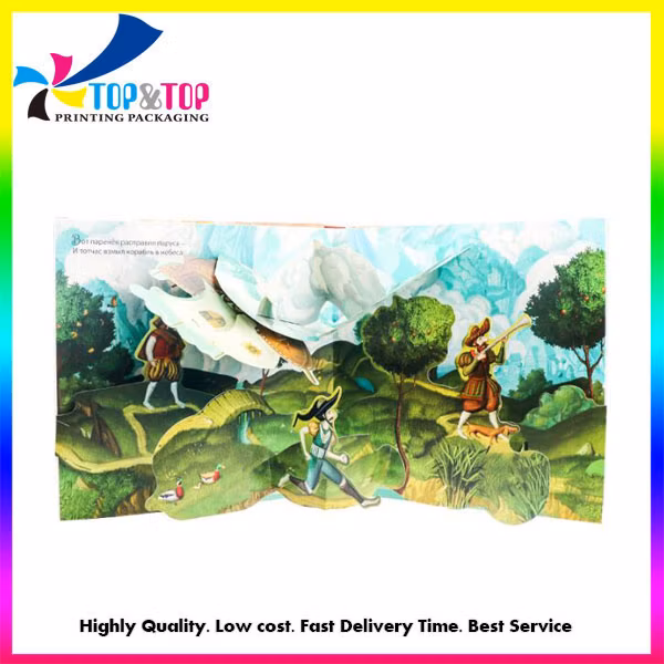 Custom Children Pop-up Board Book Printing in China Factory