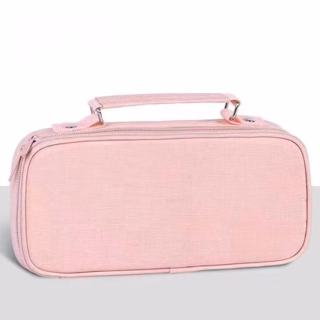 Large Capacity Stationery Storage Pencil Case Waterproof Zipper Pencil Case with Handle