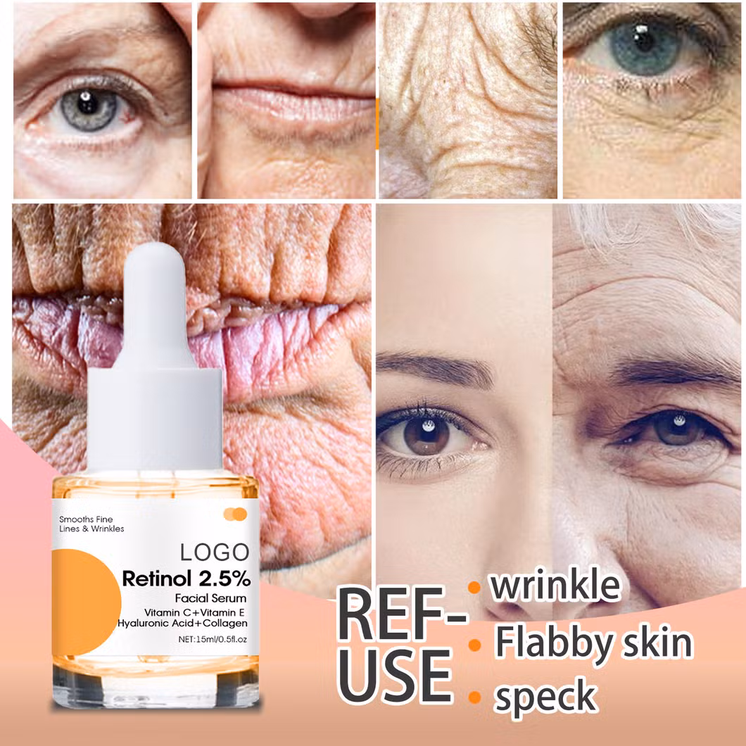 Beauty Cosmetics with Hyaluronic Acid + Vitamin a + Collagen Retinol Serum Skin Care