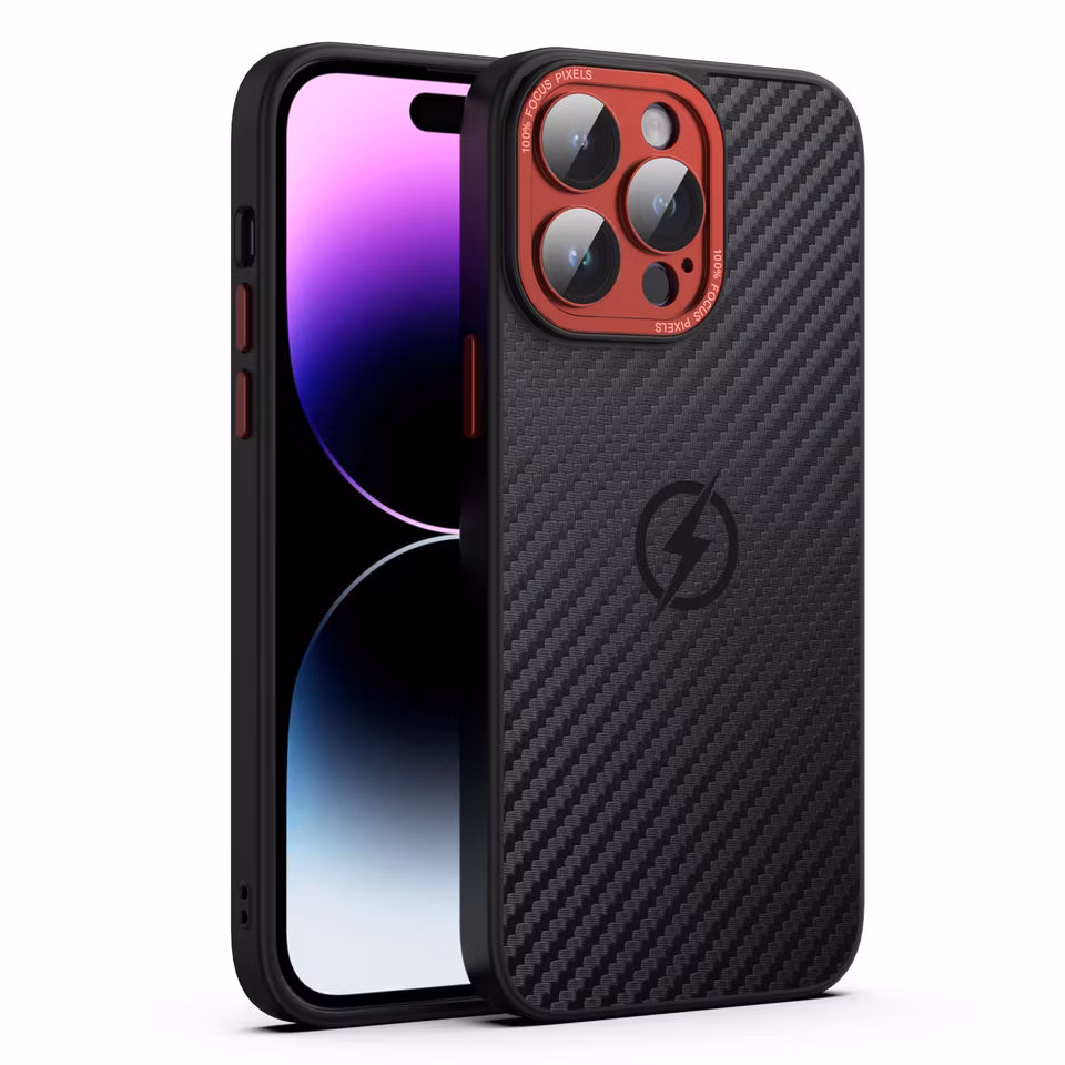 Mobile Phone Case Stand Ring Holder Phone Case for iPhone 15 PRO Max 14 PRO Lens Protector
