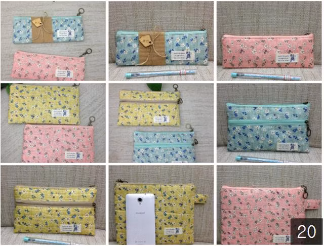 Puppy Stuffed Pencil Box Multi-Function Storage Zipper Bags for School Students
