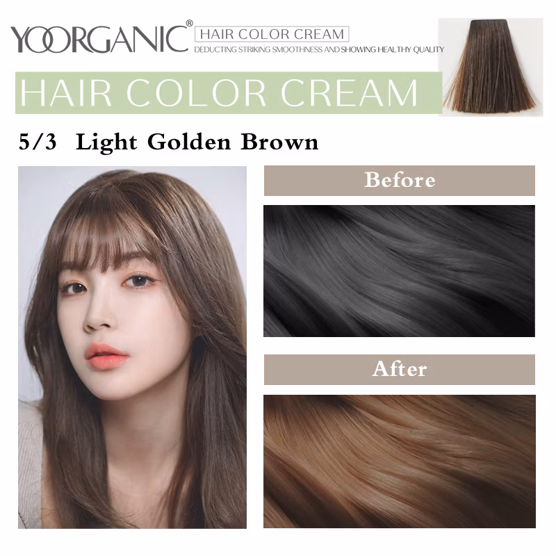 Low MOQ Best Price Shiny Quick Coloring Hair Color Cream Hair Dye