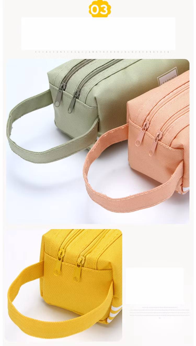 Pencil Case for Girls in Small Zipper Pouch for Pencils Pens Markers Stationery Organizer Bag