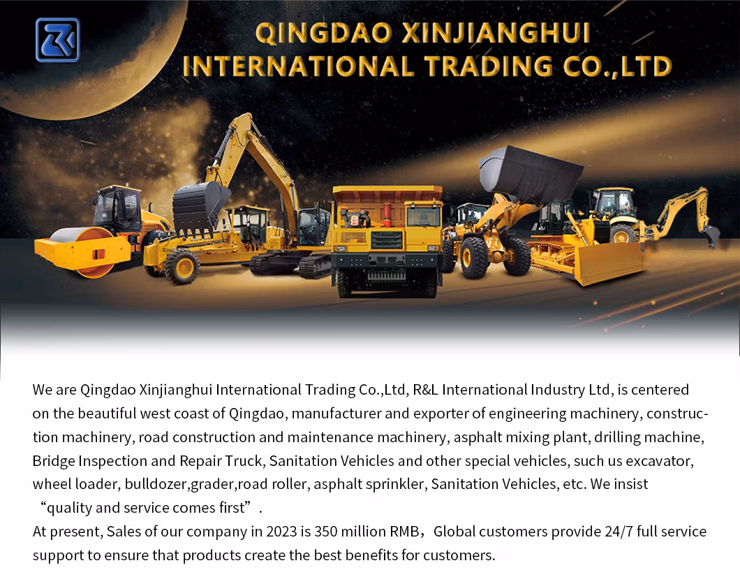 China Factory Small Mini Tractor 3.5 Ton 4X4 1m3 110HP Multi-Function Digger Excavator Retroexcavadora Wheel Backhoe Loader Price with Towable