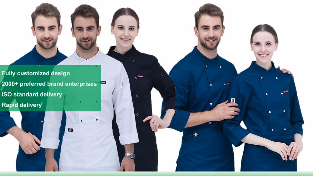 New Fashionable Cotton Cloth Thickened Dirt-Resistant Breathable Kitchen Household Work Clothes Labor Insurance Wholesale Apron Hoodie