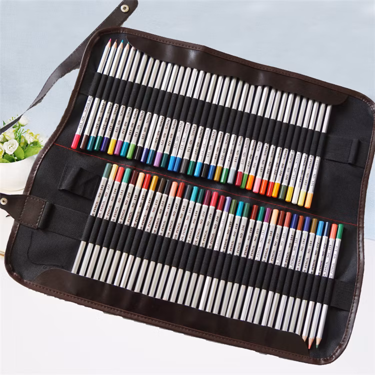 Custom Collapsible Painting Pen Bag Luxury Pencil Storage Office Supplies Bag