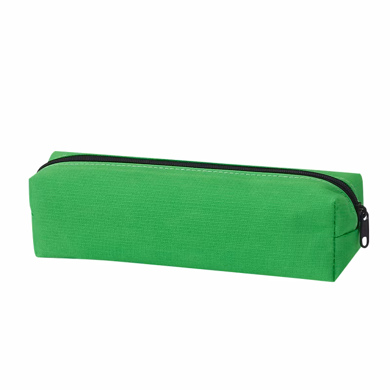 Custom Logo Oxford Cloth Solid Color Cute Pen Pencil Pouch Bag Case